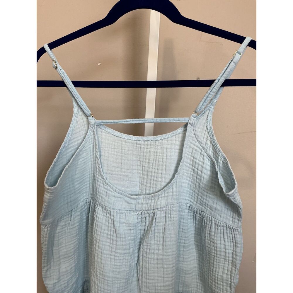Wild Fable Gauze Tunic Light Baby Blue Summer Top. Size Medium - Picture 3 of 5